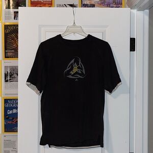 Adidas Men's Black Graphic T-Shirt